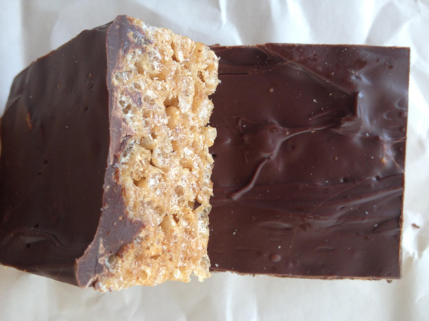 Crispy Treats with Almond Butter and Chocolate