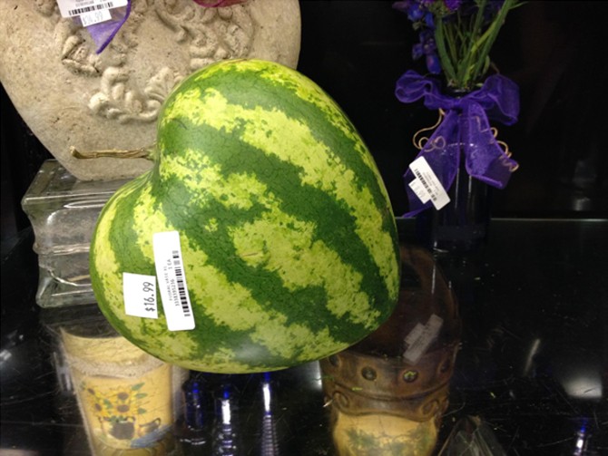 Heart Shaped Watermelon