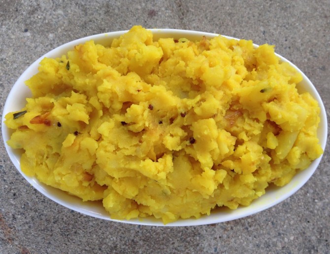 Meatless Monday – Indian Mashed Potatoes