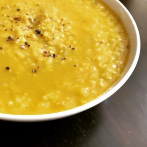 lentil & jasmine soup